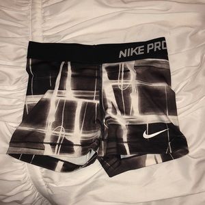 Nike pro spandex shorts